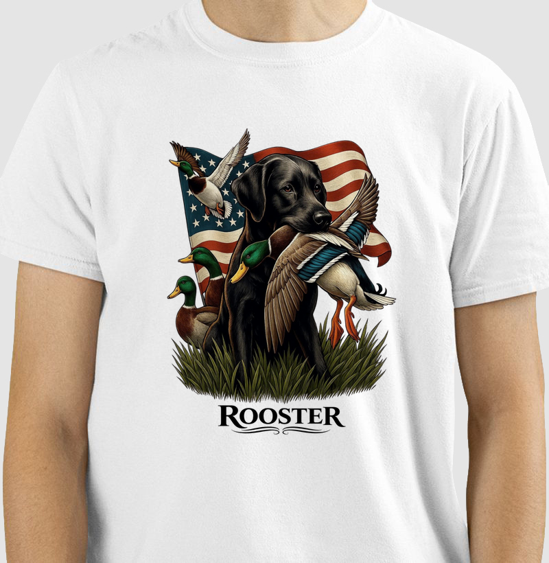 camiseta patos rooster 