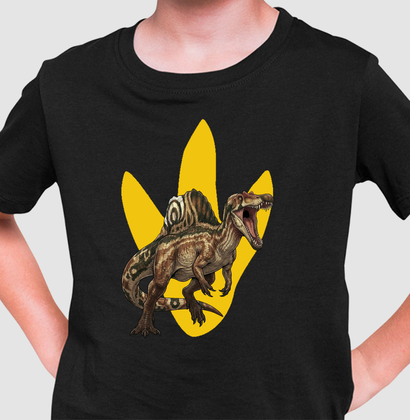 Camiseta Dinossauro Oxalaia Ataque Algodão Premium Dinoloco