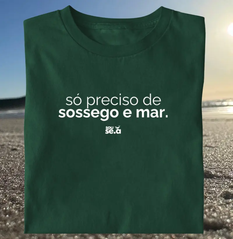 Só preciso de sossego e mar