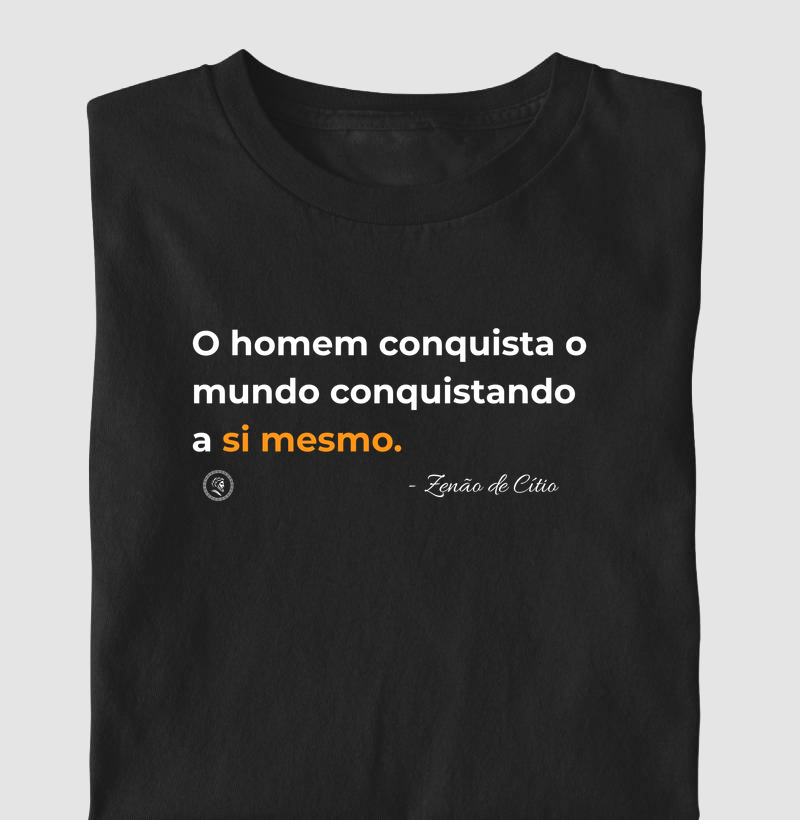 Estocisimo de Zenão de Cítio "Conquista" - Camiseta