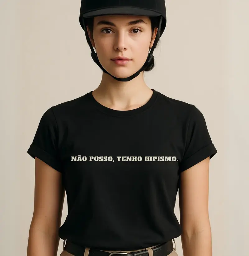 NÃO POSSO, TENHO HIPISMO.