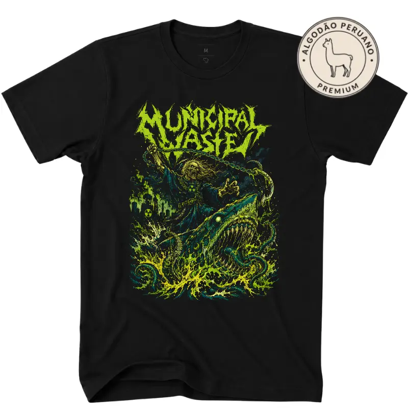 Camiseta Algodão Peruano Toxic Waste