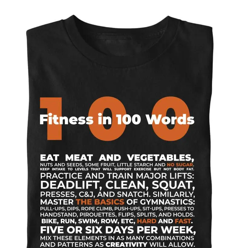 Fitness in 100 Words