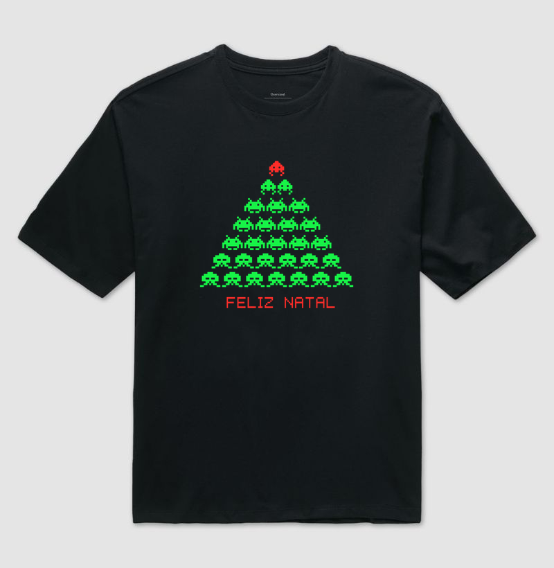 Feliz Natal 8-bit Árvore Pixel
