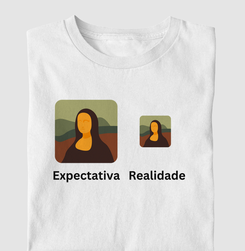 Expectativa x Realidade - Mona Lisa