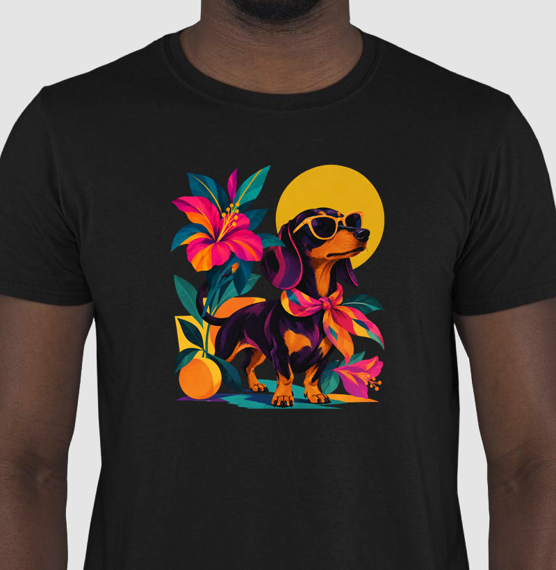 Dachshund Tropical Vibes