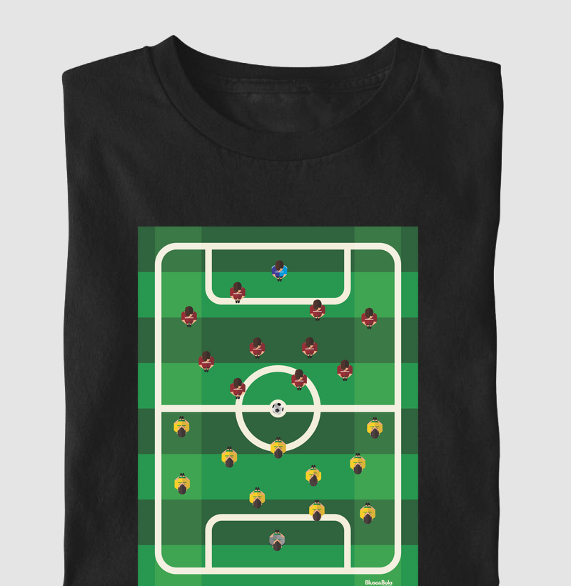 Camiseta Campo Visão de Drone