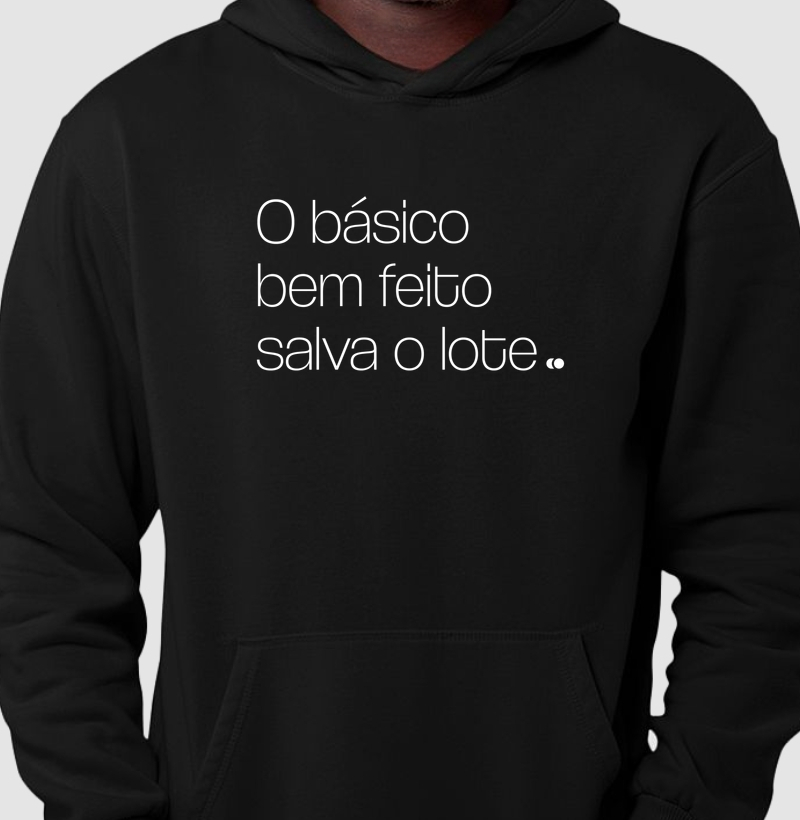Moletom Hoodie Básico que Salva