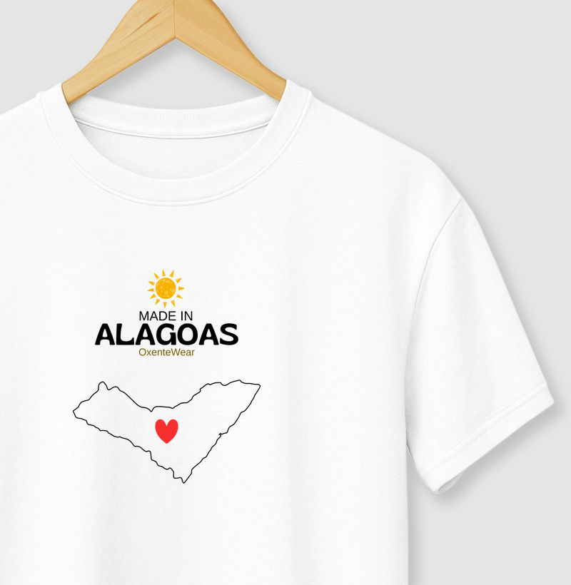 Camiseta Made in Alagoas | OxenteWear