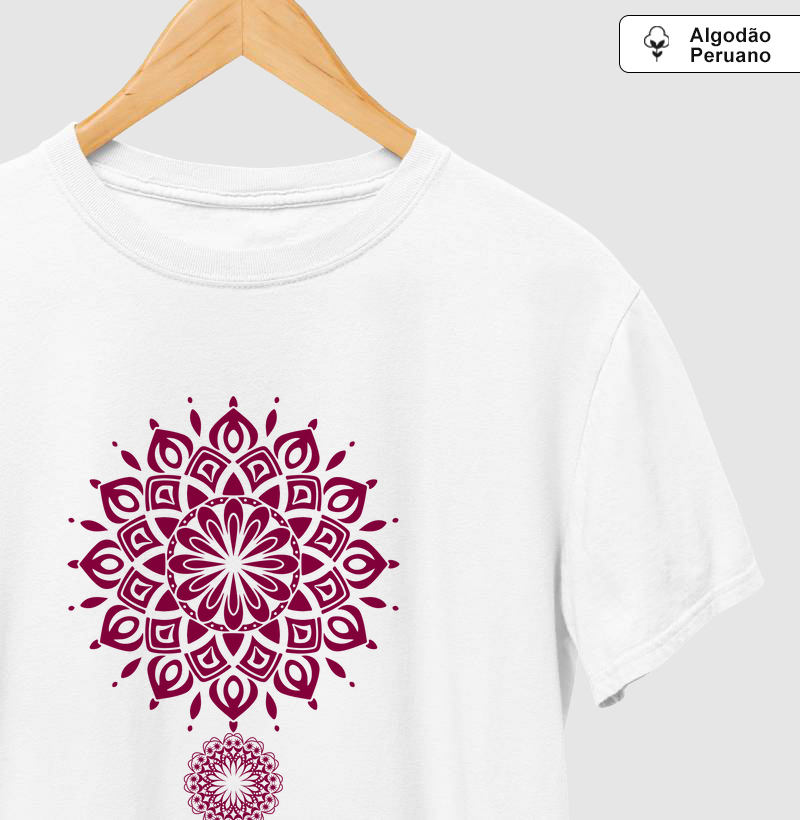 CAMISETA MANDALA- ALGODÃO PERUANO