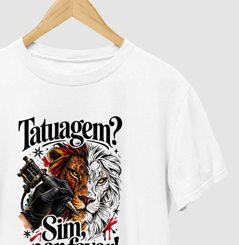 Tatuagem, por favor.