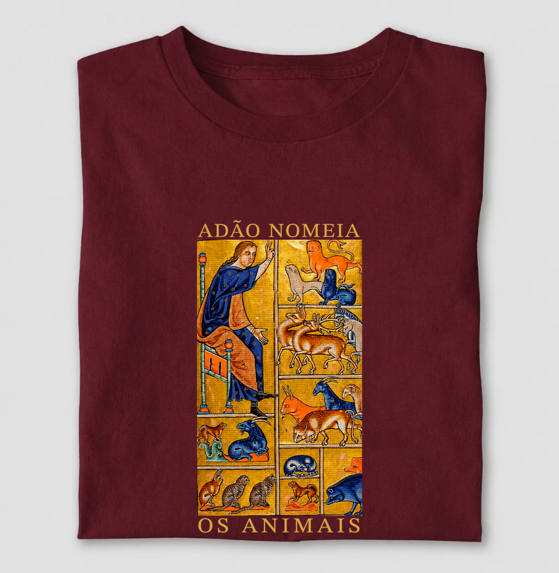 Camiseta Adão Nomeia os Animais