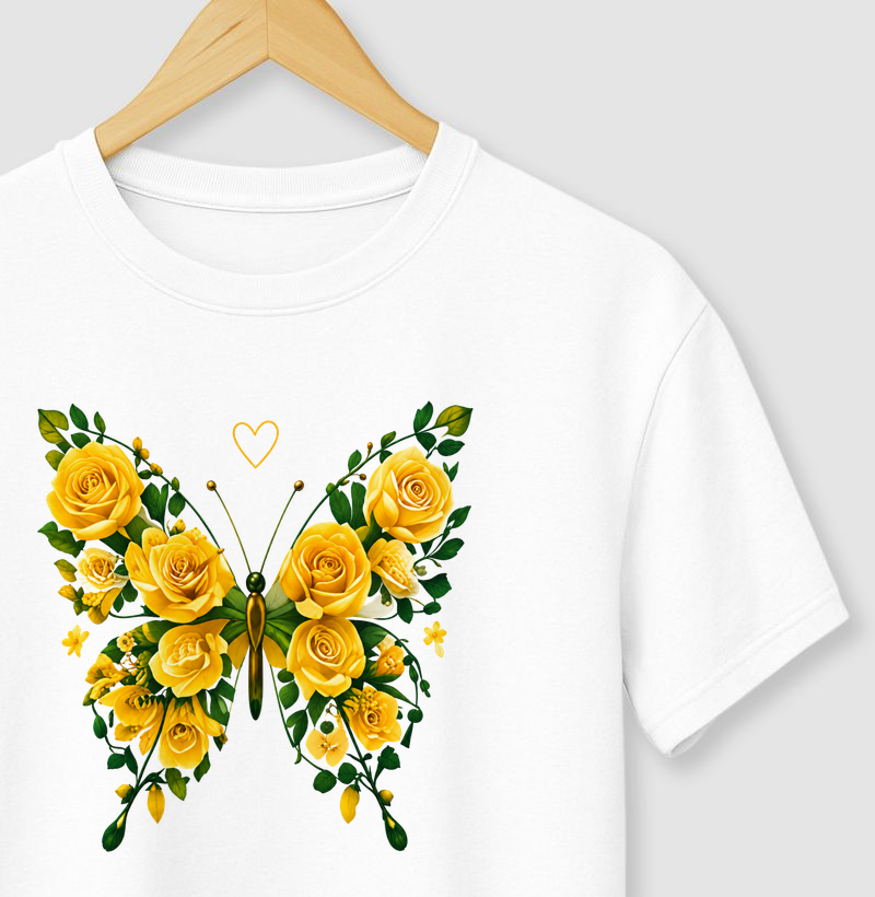 Camiseta Liberdade que floresce