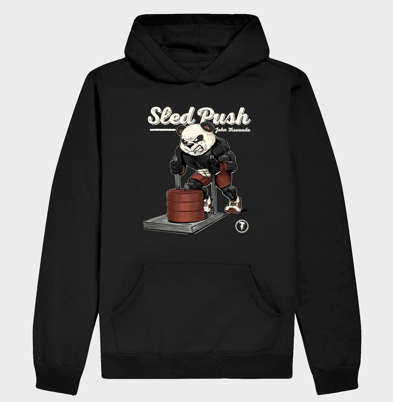 Panda Sled Push  - Hoodie Moletom
