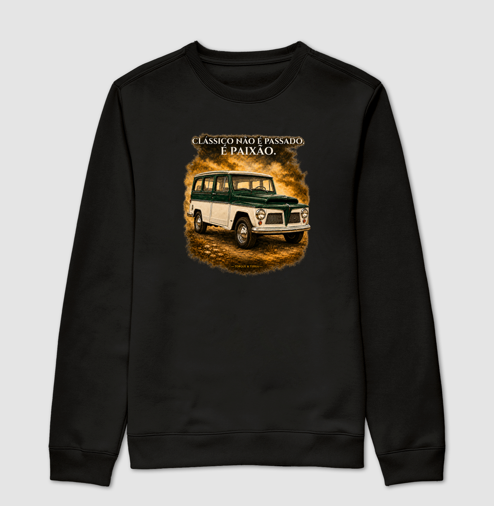 Clássico Não é passado - Rural - Suéter Moletom