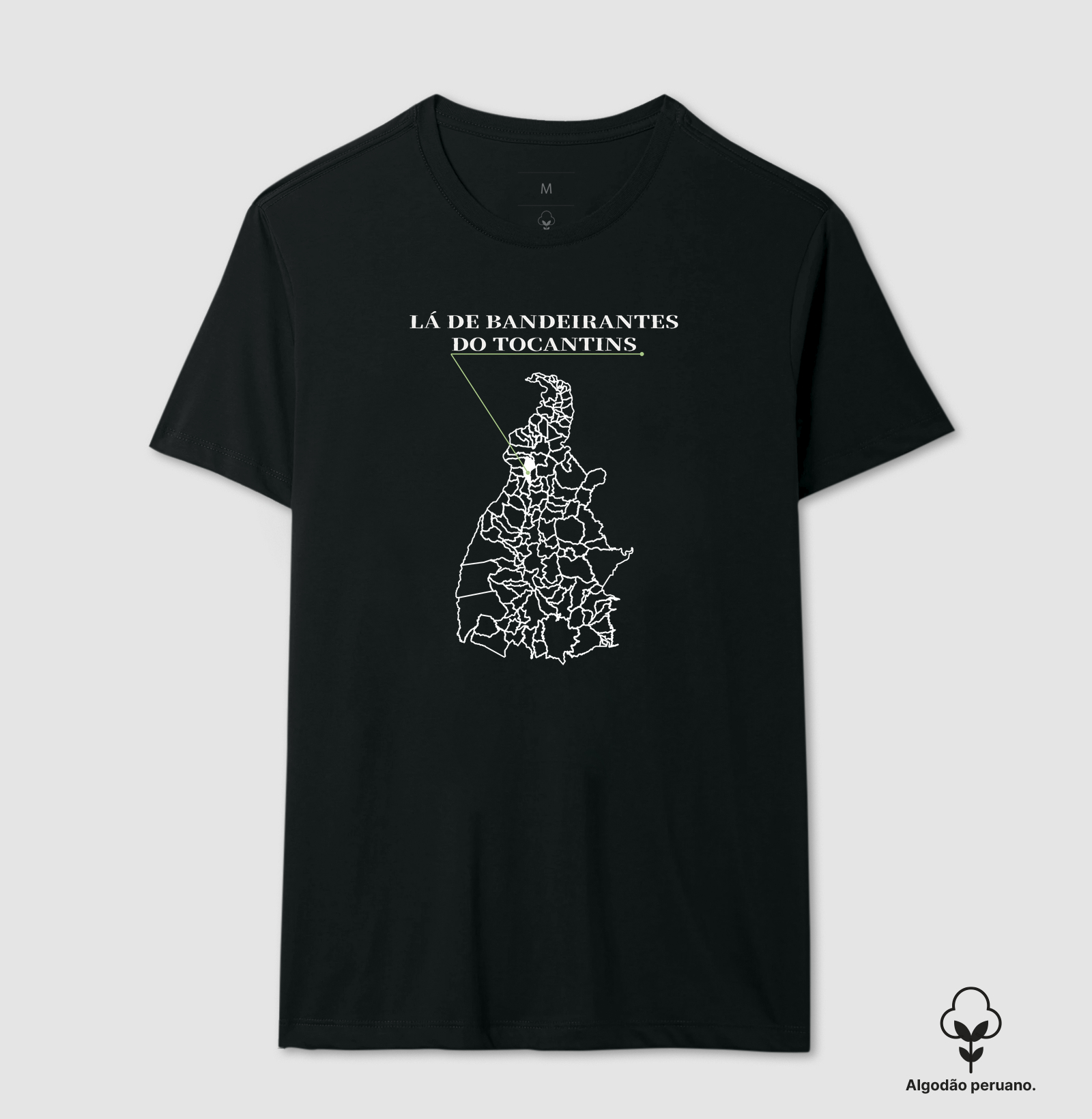 Bandeirantes do Tocantins | Origem TO - Camiseta Algodão Peruano