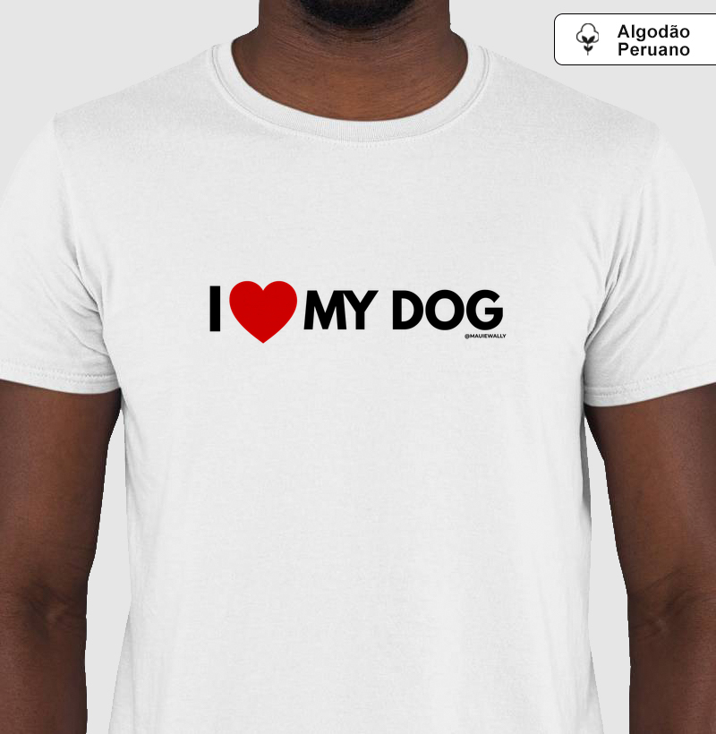 I Love my Dog (red)