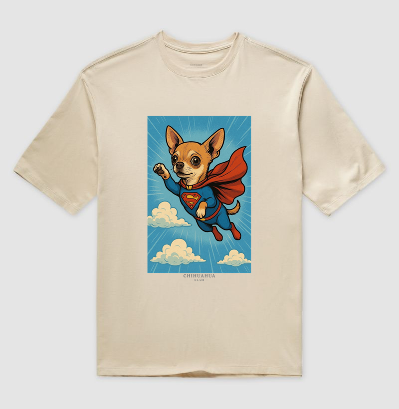 Super Chihuahua - Camiseta Oversized