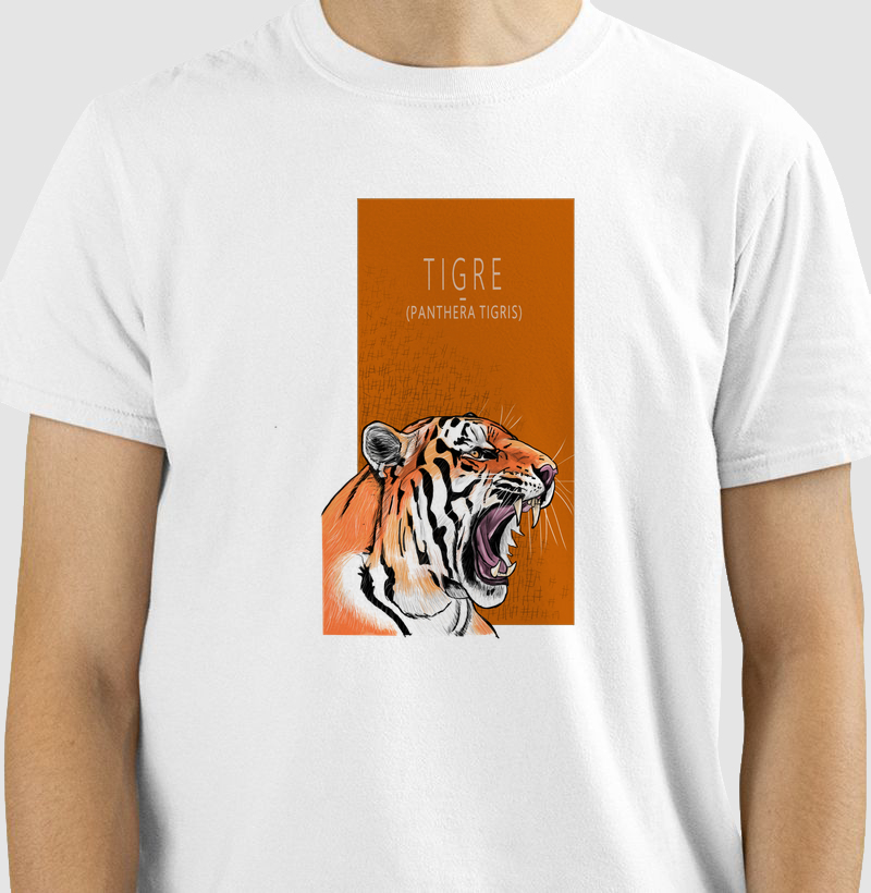 Camiseta Tigre - Camiseta