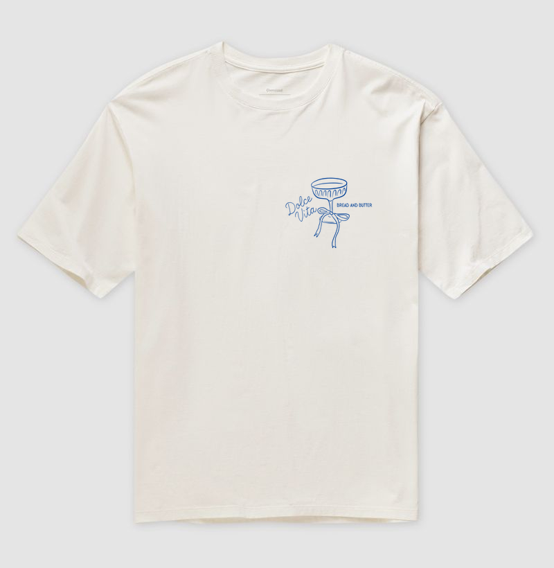 Camiseta Oversized Cin Cin Blue 