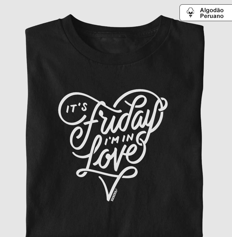 Camiseta Algodão Peruano The Cure It´s Friday