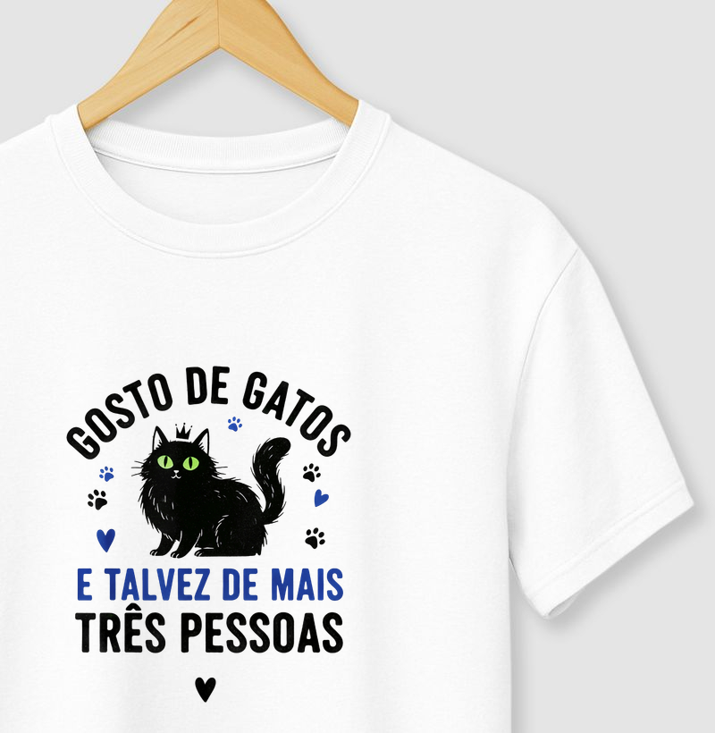 Gosto de gatos e talvez de mais três pessoas