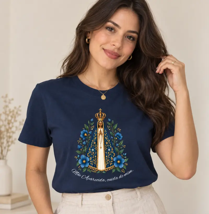 T-shirt Clássica Unissex - Mãe Aparecida