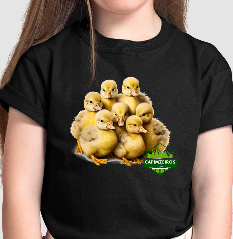 Camiseta Infantil Unissex Capimzeiros - Patos & Marrecos 3