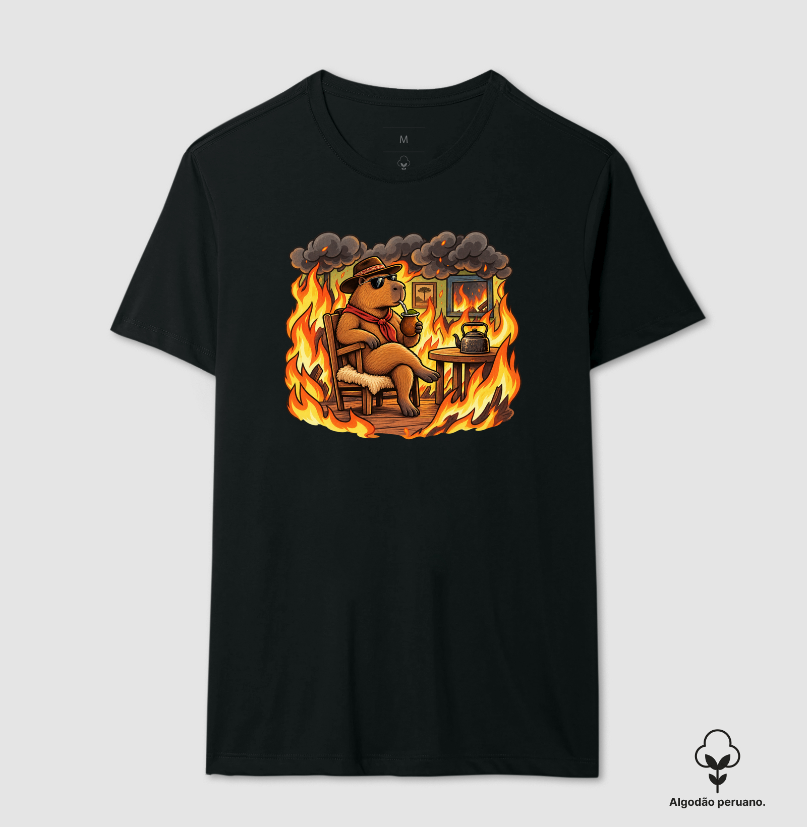 Tudo Sob Controle - Camiseta Algodão Peruano