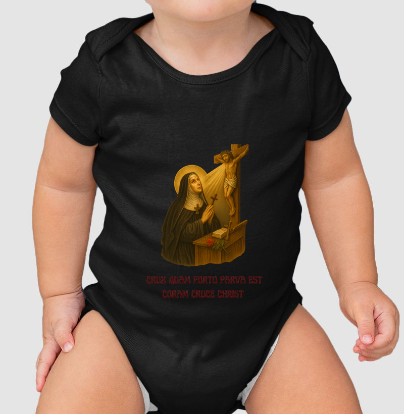 Body Infantil Crux Quam Porto Parva Est Coram Cruce Christ