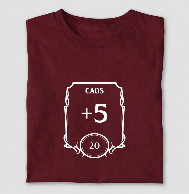 CAOS +5 - Camiseta