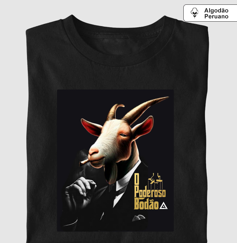 Camiseta Poderoso Bodão - Mr. GADU - Algodão Peruano