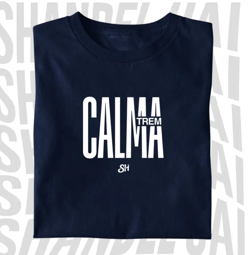 Calma trem - Camiseta