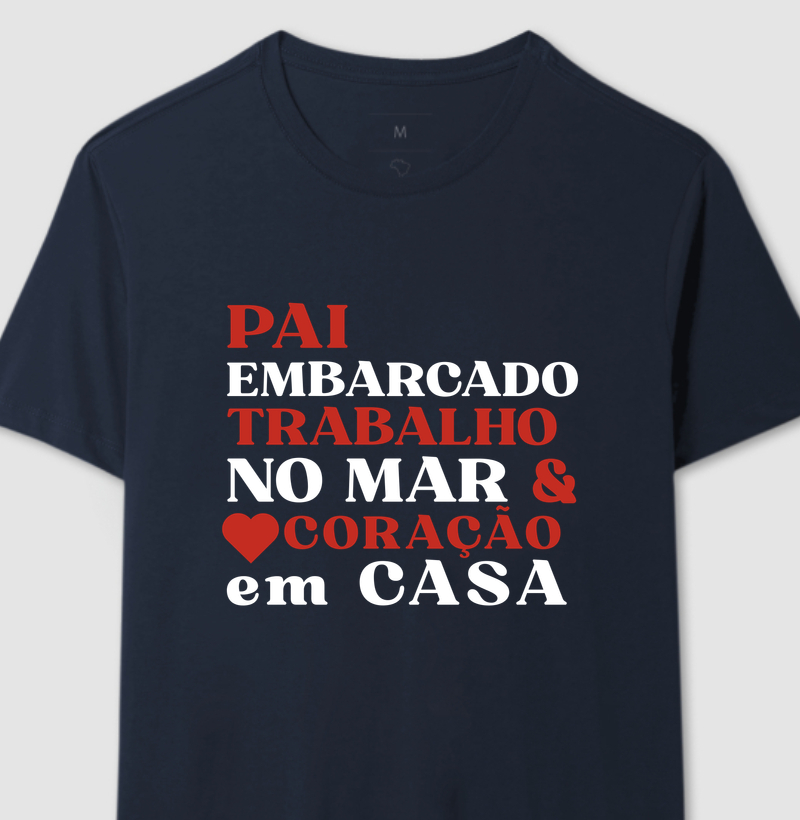 Pai Embarcado Coração em Casa