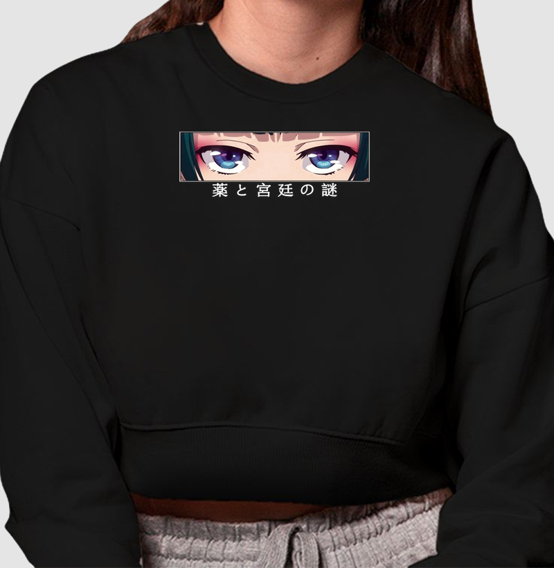 Maomao Eyes - Cropped Moletom
