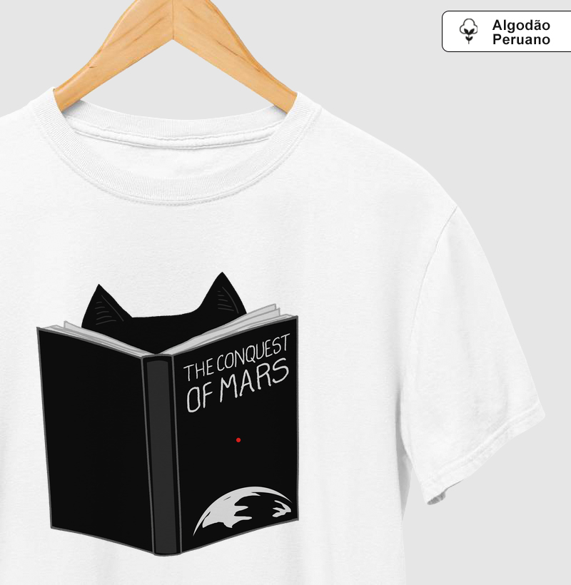 Camiseta Algodão Peruano Domínio de Marte - Camiseta Algodão Peruano