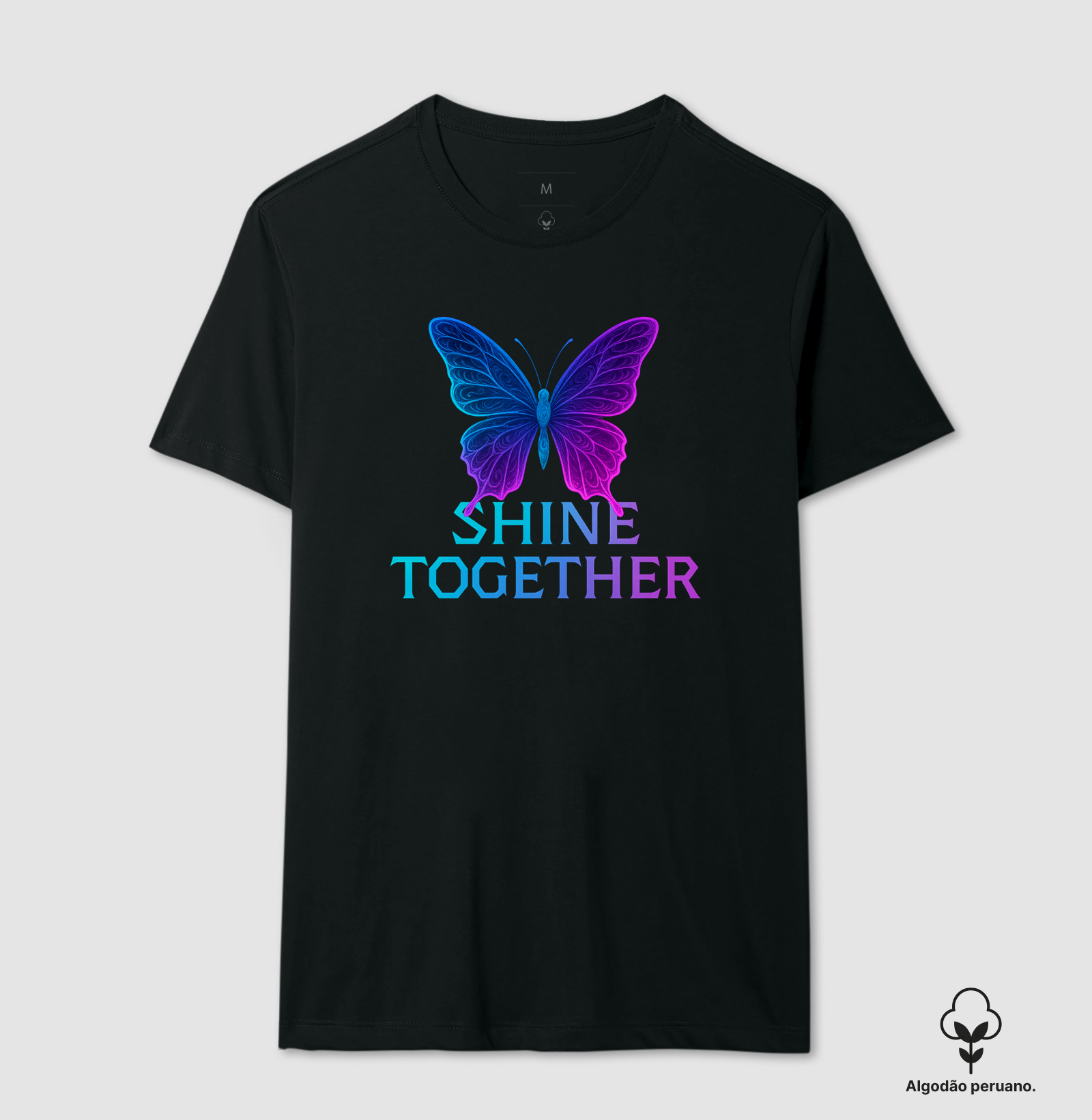 Camiseta Algodão Peruano Shine Together