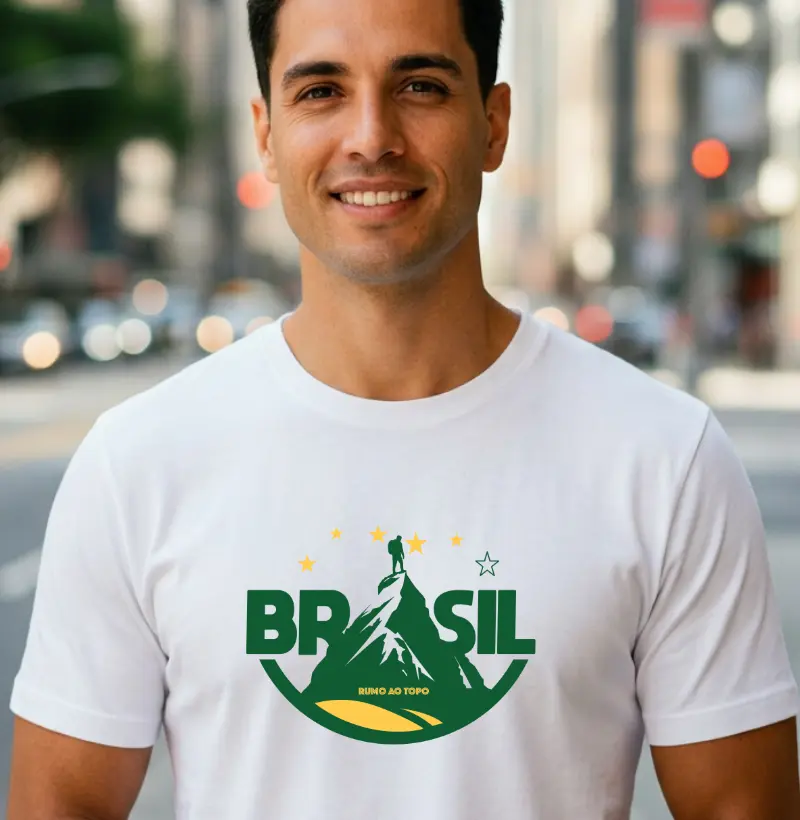 Camiseta Torcida Outdoor | Brasil no Cume 2026