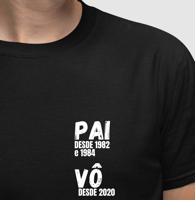 Pai e Vô desde: 1982, 1984 e 2020