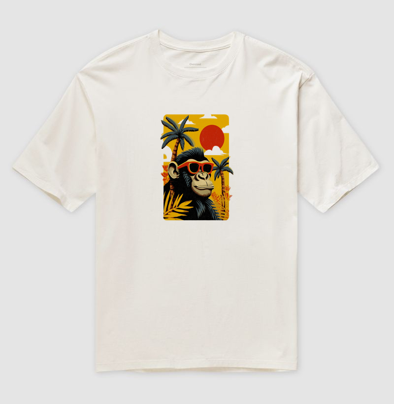 Camiseta Oversized Tropical Cool | Posto80