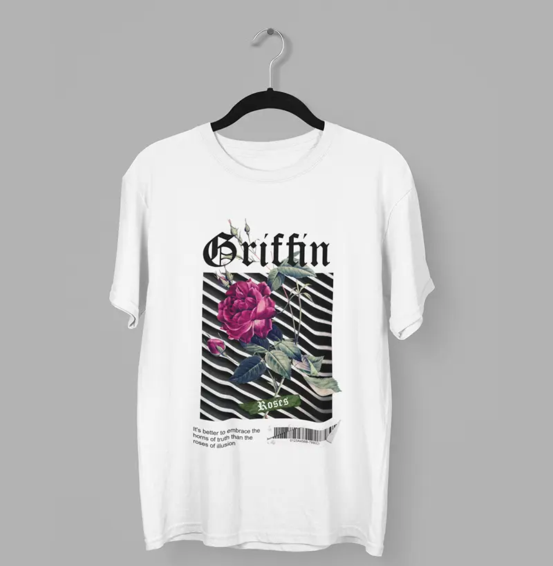 CAMISETA MASCULINA ROSES II