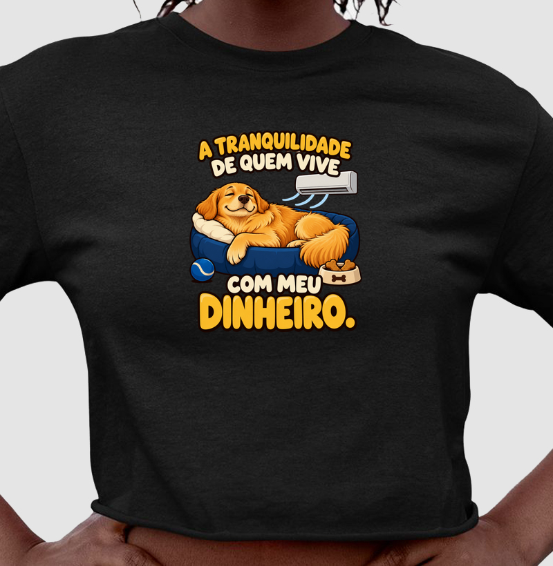 A tranquilidade de quem vive com meu dinheiro. - Cropped