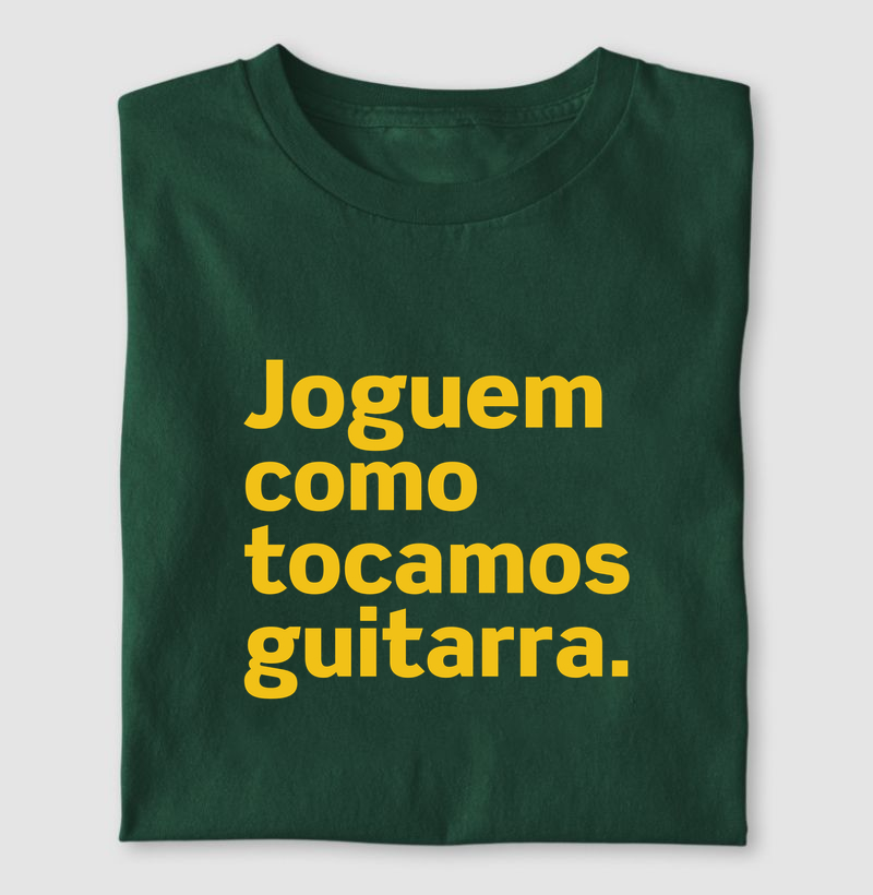 Joguem como tocamos guitarra.