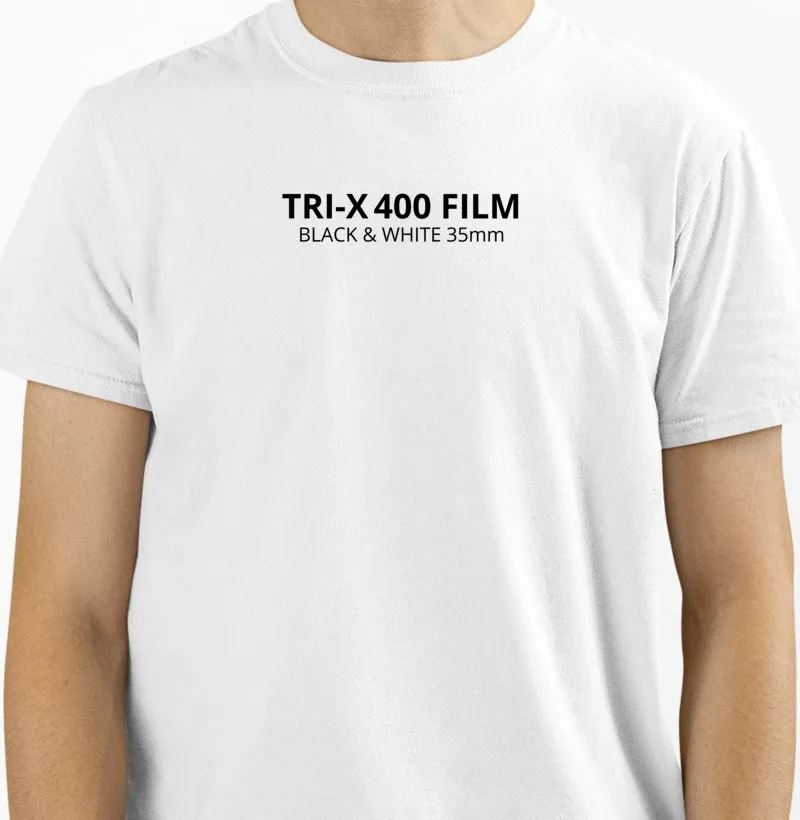 Camiseta kodak tri-x 400 film