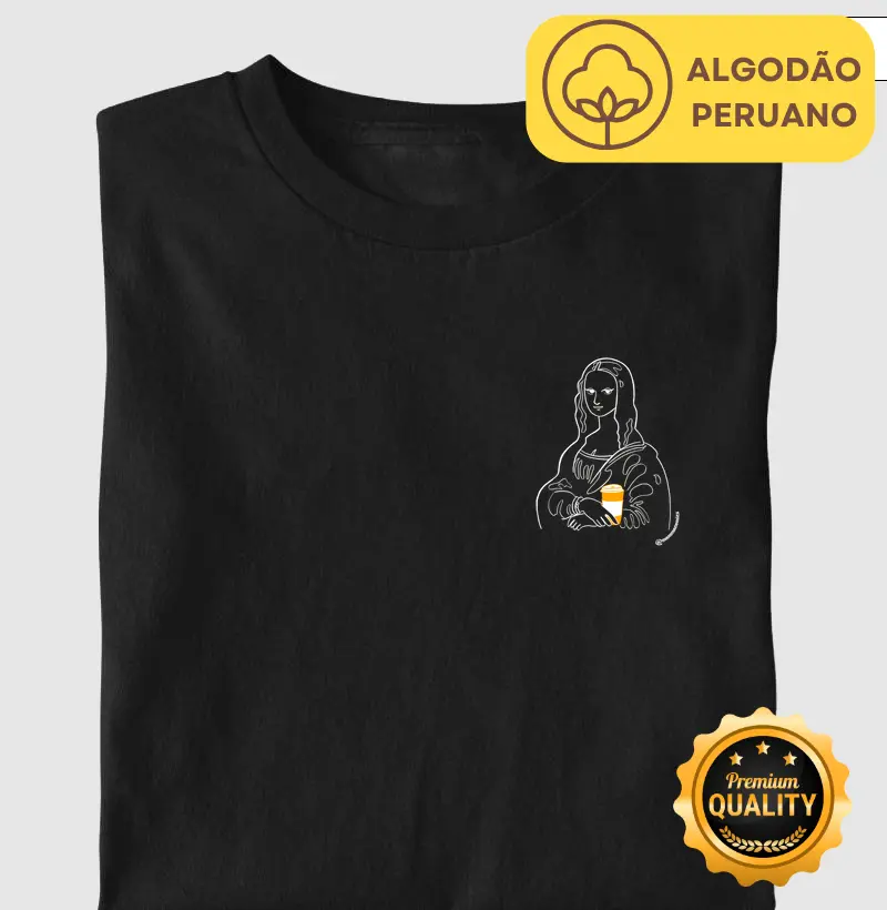 Monalisa Cafeinada | Algodão Peruano