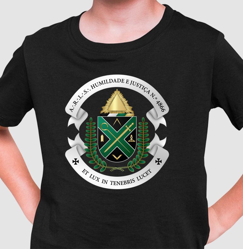Camisa Infantil Humildade e Justiça