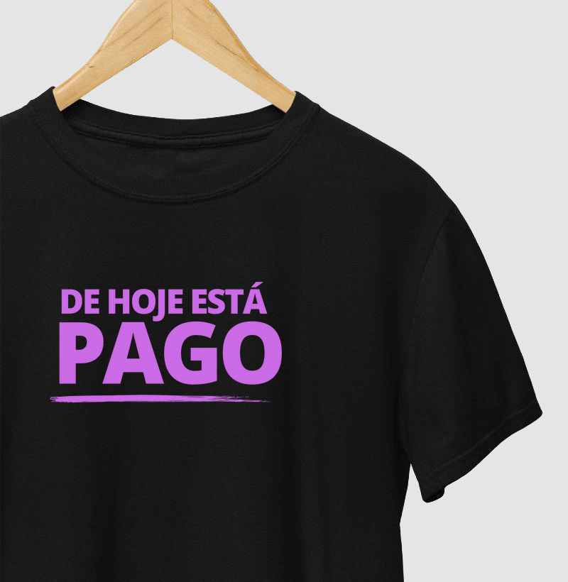 De hoje ta pago