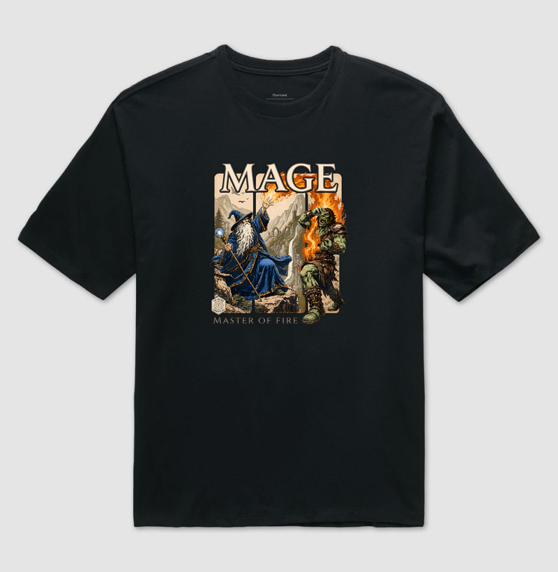 Mage - The Master of Fire - Camiseta Oversized