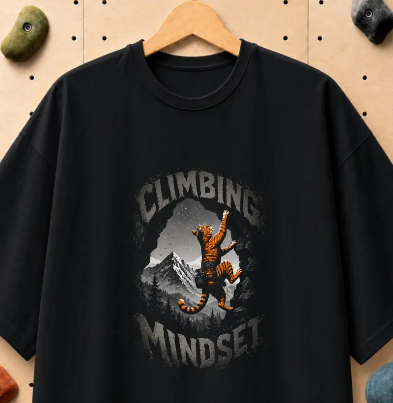 climbing mindset - oversized