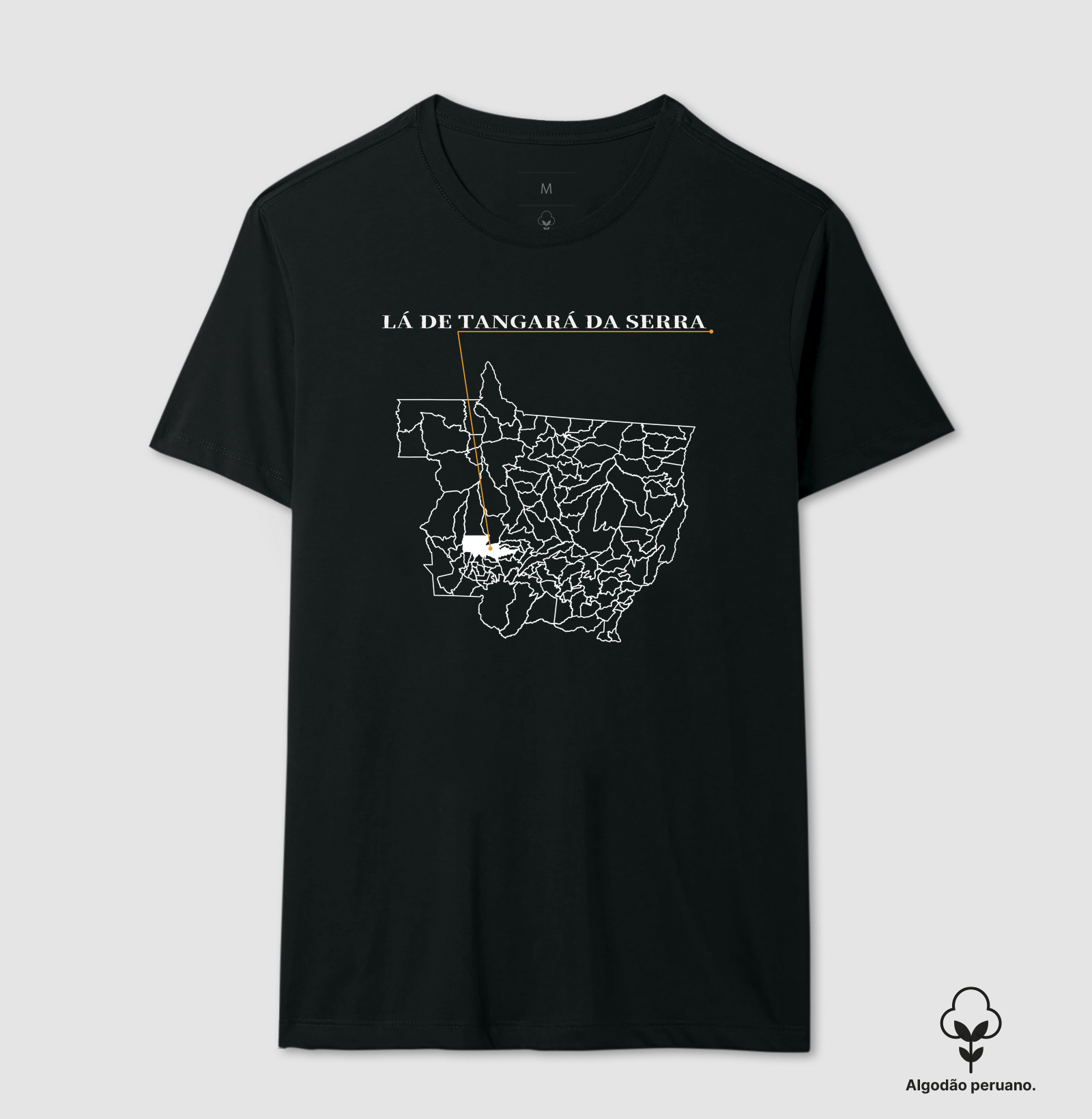 Tangará da Serra | Origem MT - Camiseta Algodão Peruano